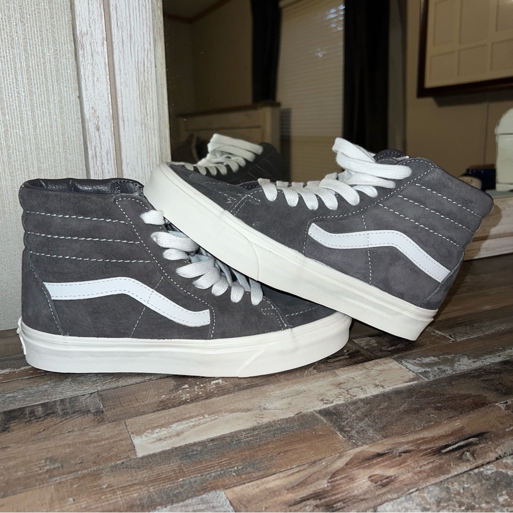 Gray Platform Vans - image 1